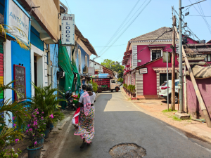 Fontainas est le quartier touristique de Goa car il affiche de belles maison