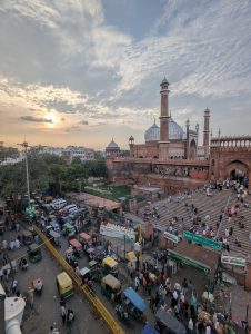 Le vieux Delhi et son quartier autour de la vielle mosquée