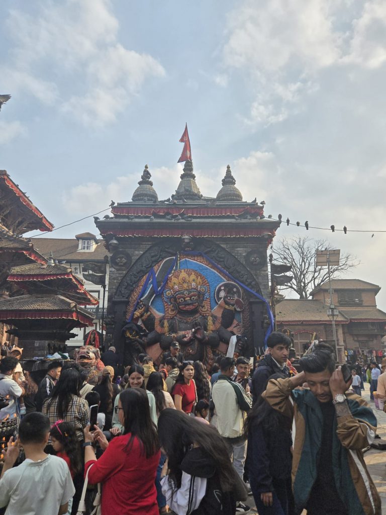 Sculpture de Shiva à Katmandou