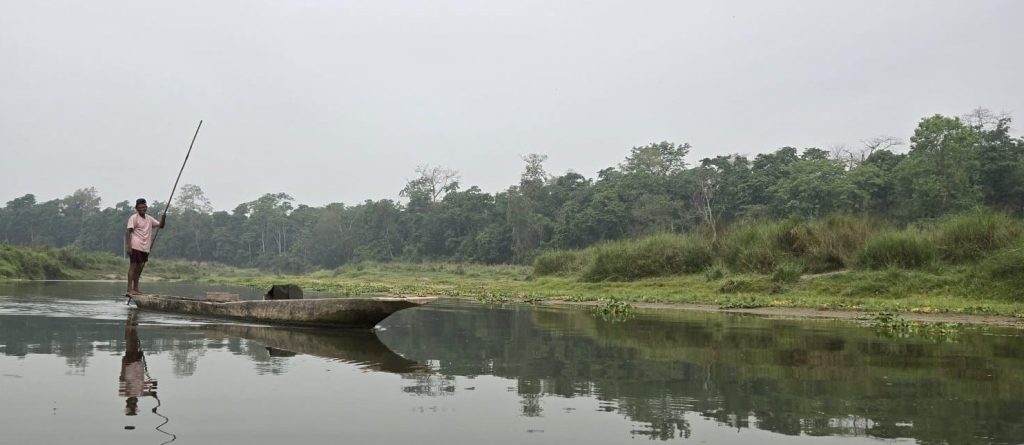 La rivière Rapti à Chitwan