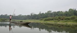 La rivière Rapti à Chitwan