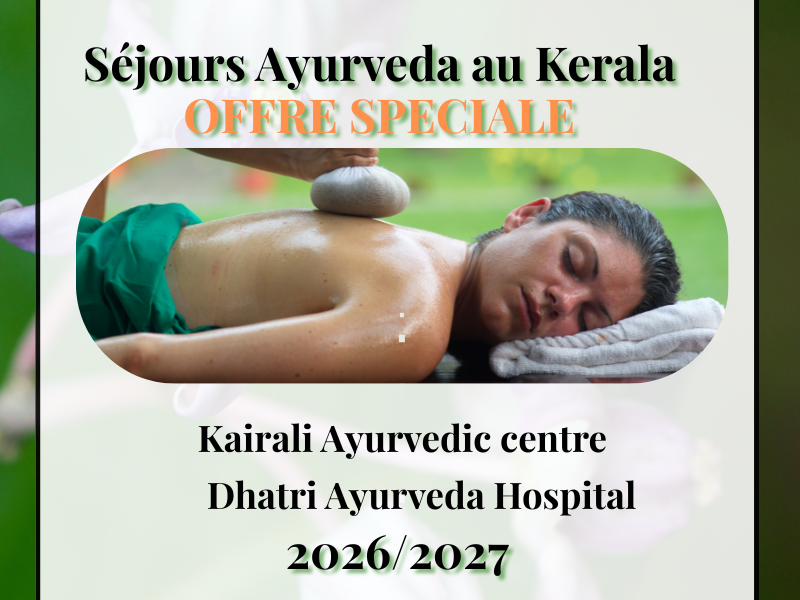 Offre spéciale séjur Ayurveeda tout compris au Kerala