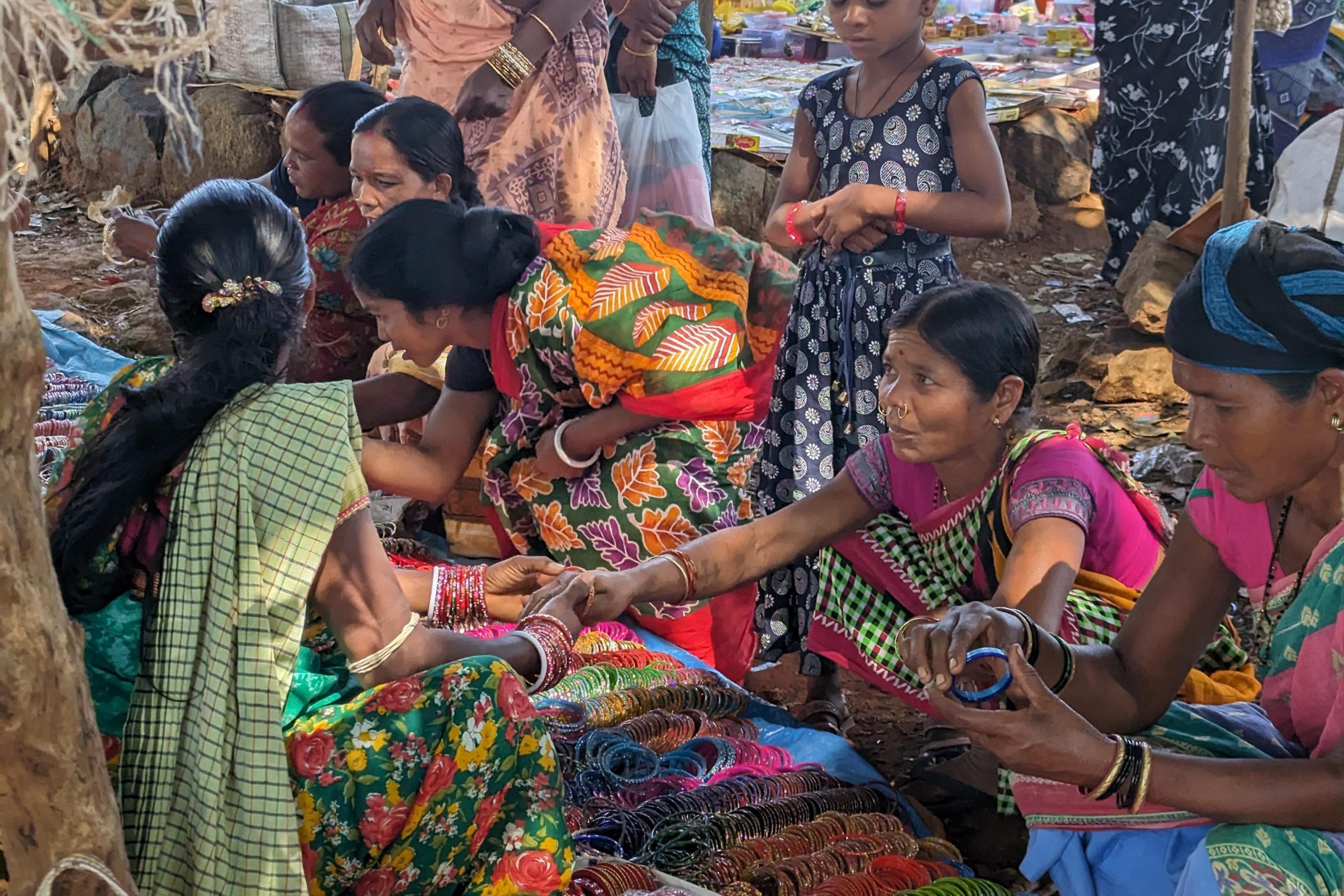 Marché en Orissa