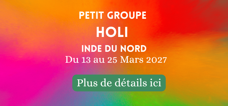 Séjour petit groupe avec guide francophone pas cher , festival de Holi