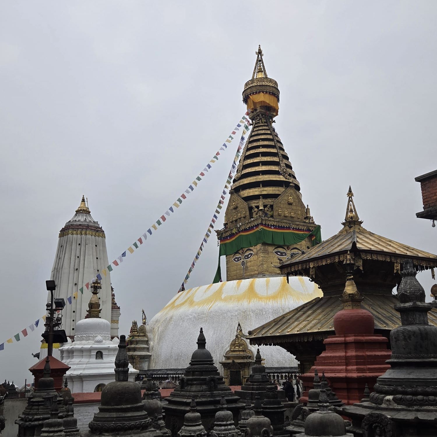 Le Swayambunath Stupa, Nepal